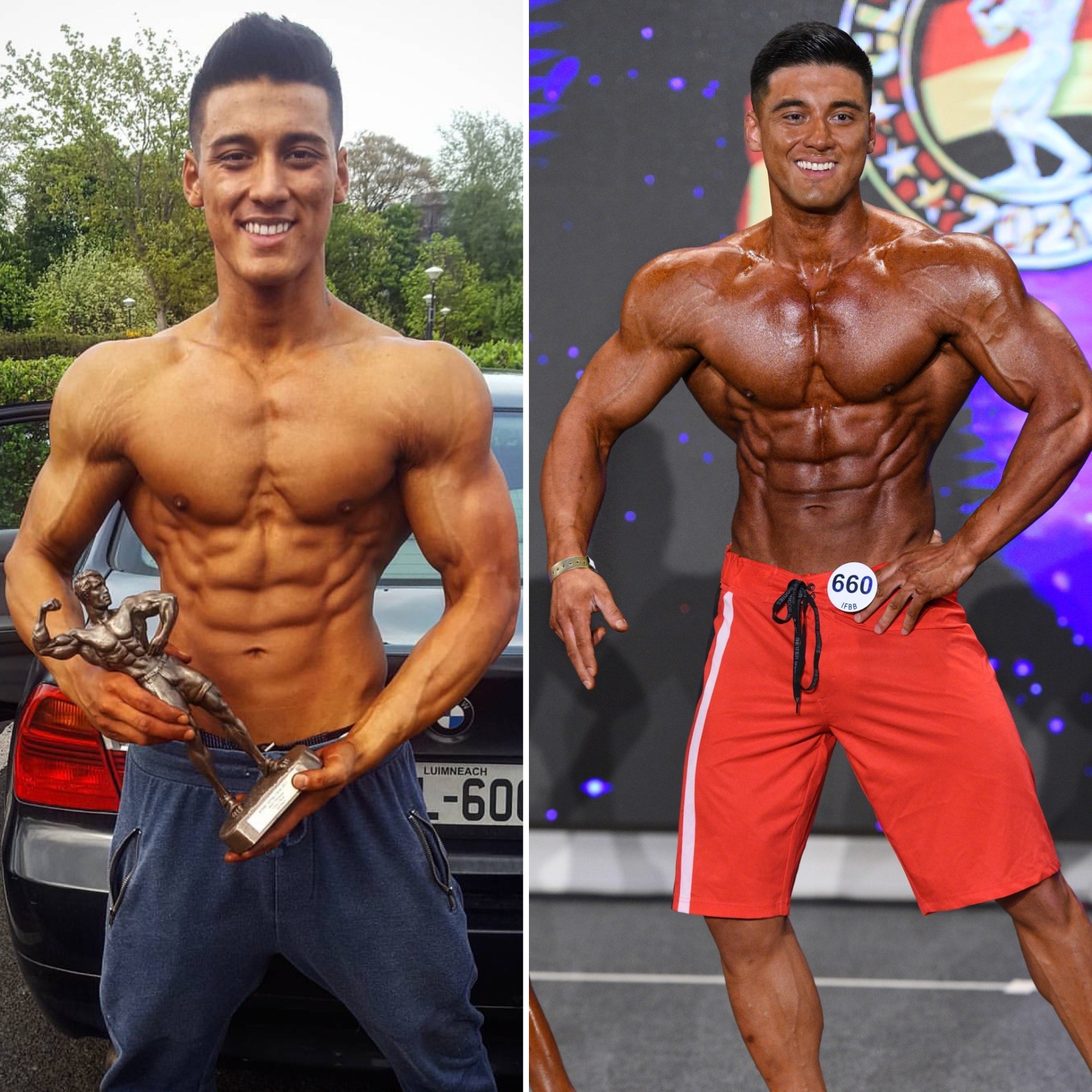 Bodybuilding client transformation — Amateur to IFBB stage