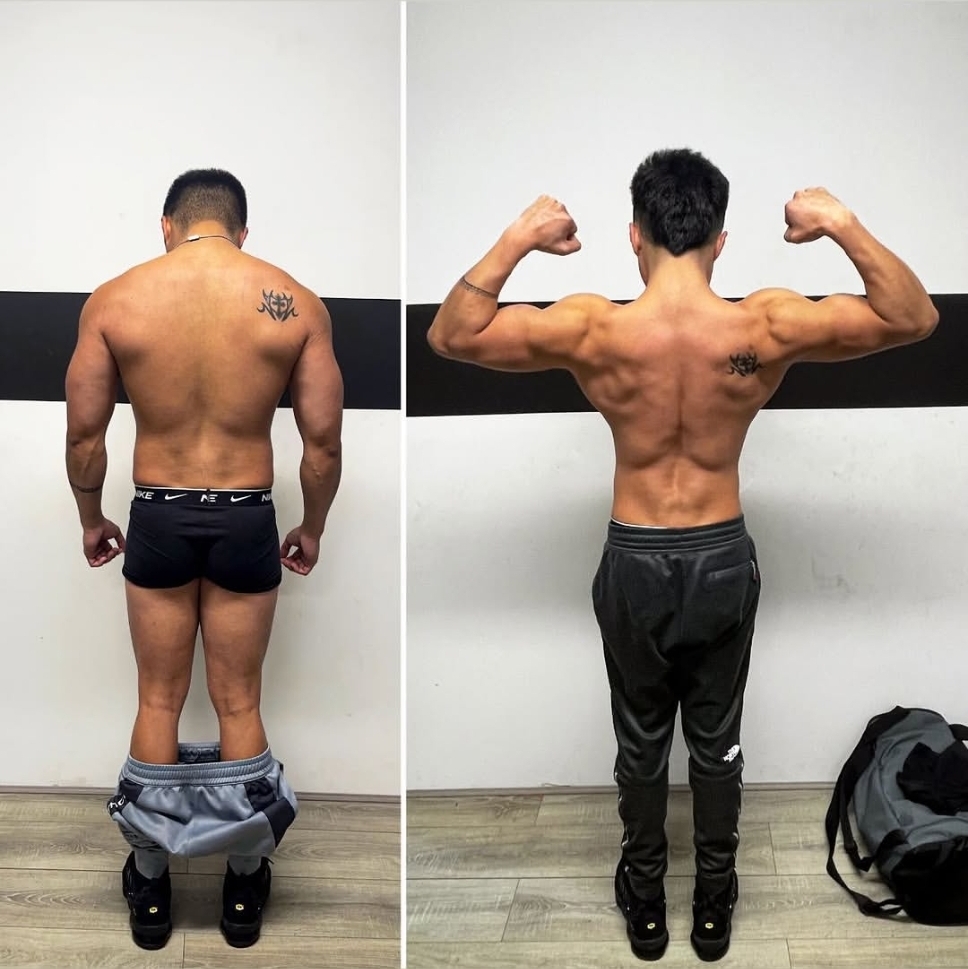 Bodybuilding client transformation — Back width & taper