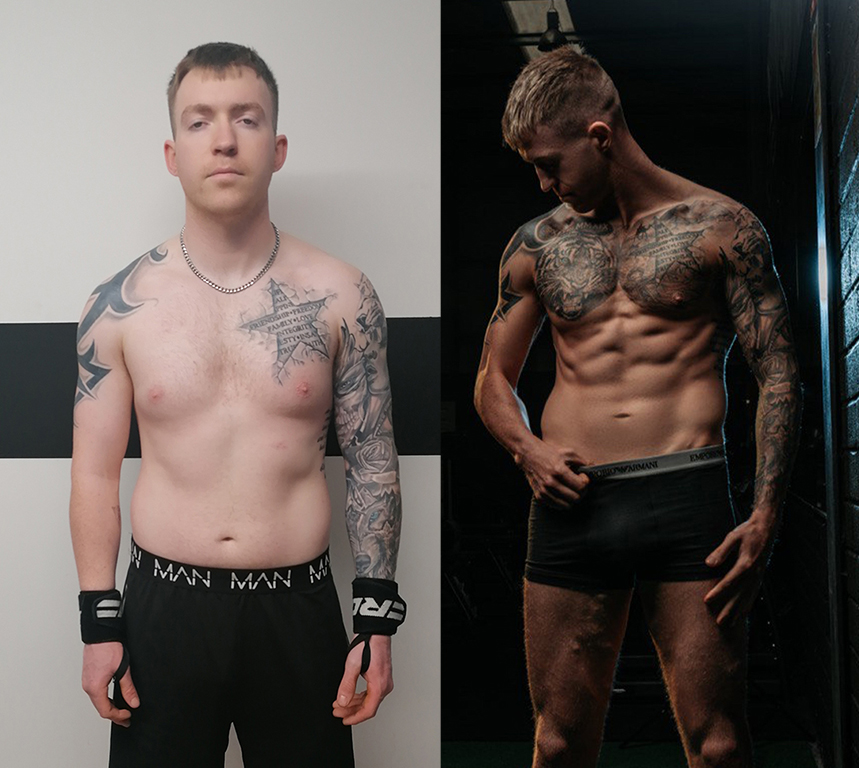 Transformation client transformation — Lean & photoshoot ready