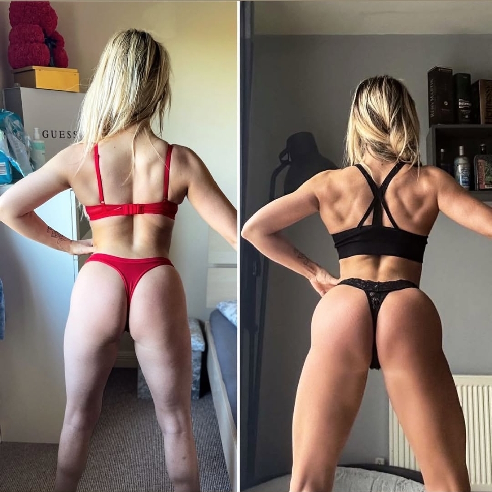 Transformation client transformation — Glute & core sculpt